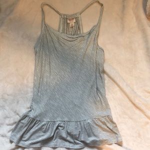 Black and white stripped tank top